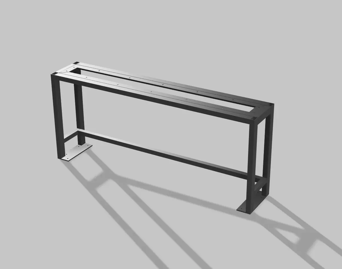 Design rendering — steel frame