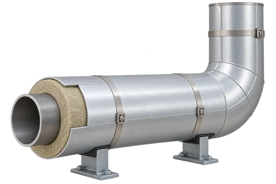 Insulated pipe — illustrative concept